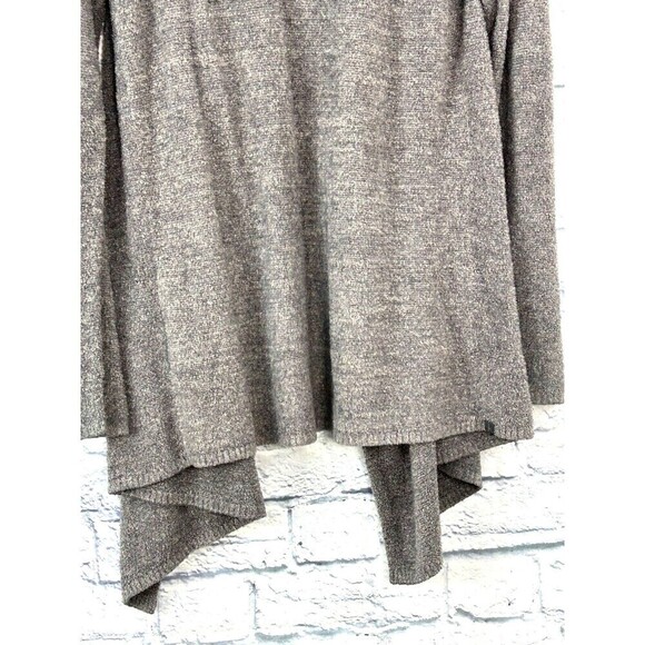 Barefoot Dream Cardigan Women Sz 12 14 Gray CozyChic Lite Island Wrap Open Front - Picture 9 of 11